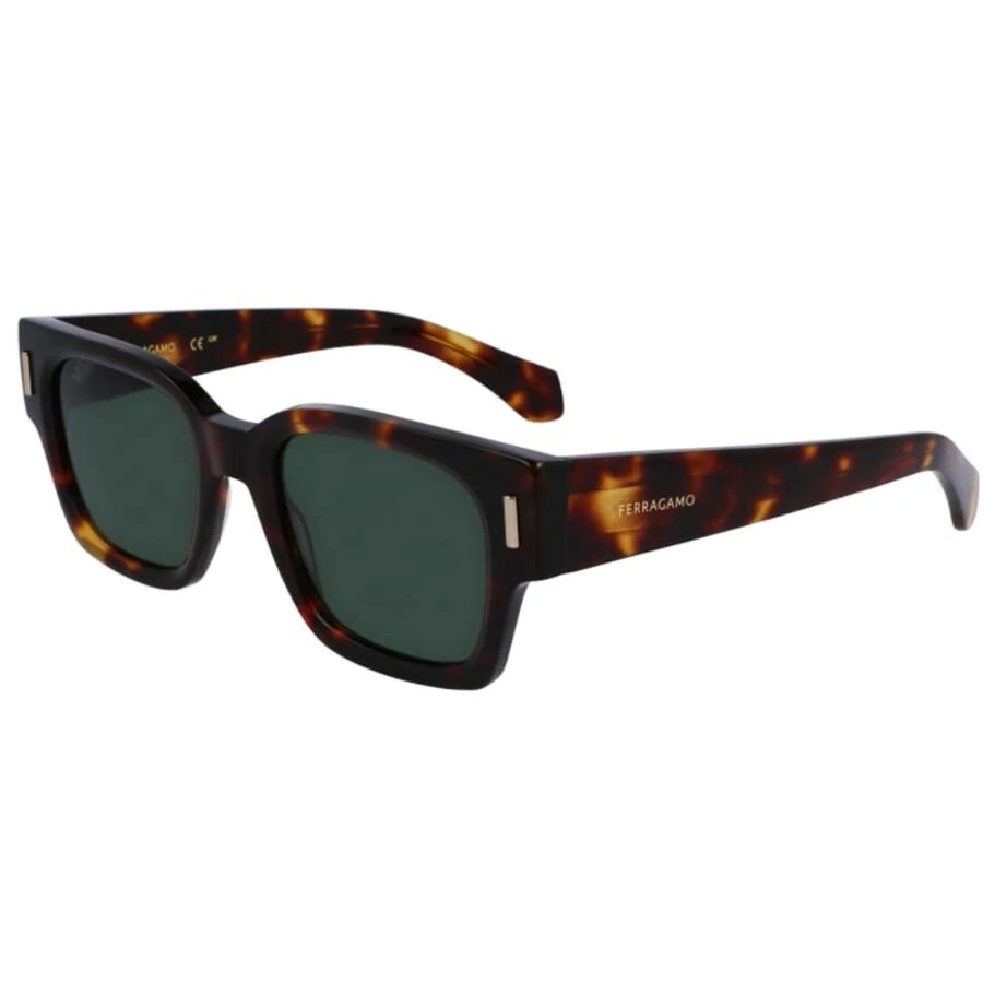 Salvatore Ferragamo Green Square Men's Sunglasses SF2010S 242 52