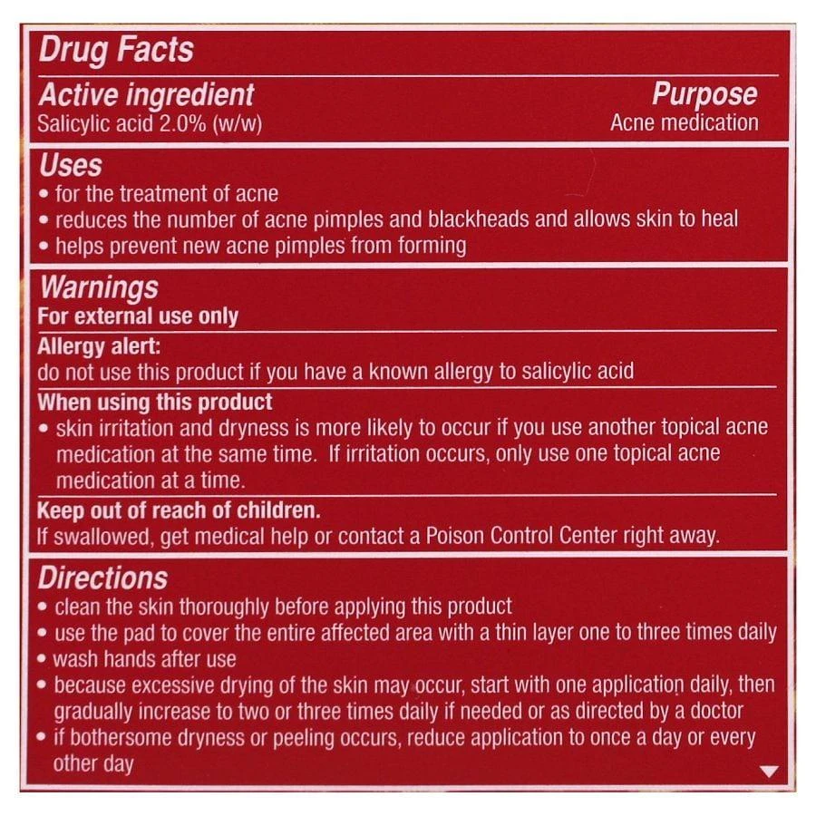 Stridex Daily Care Acne Pads with Salicylic Acid, Maximum Strength 3