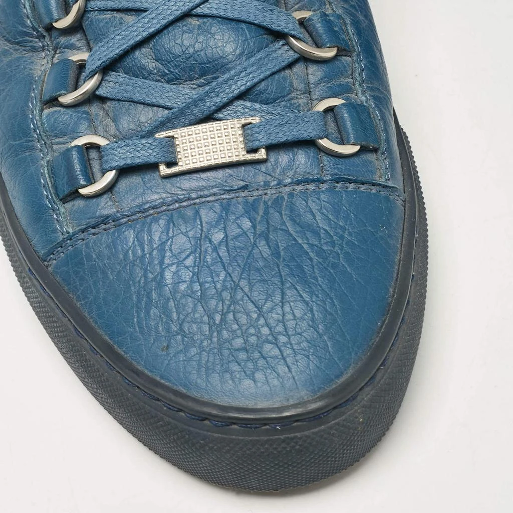 Balenciaga Balenciaga Blue Leather Arena Lace Up Sneakers Size 41 7