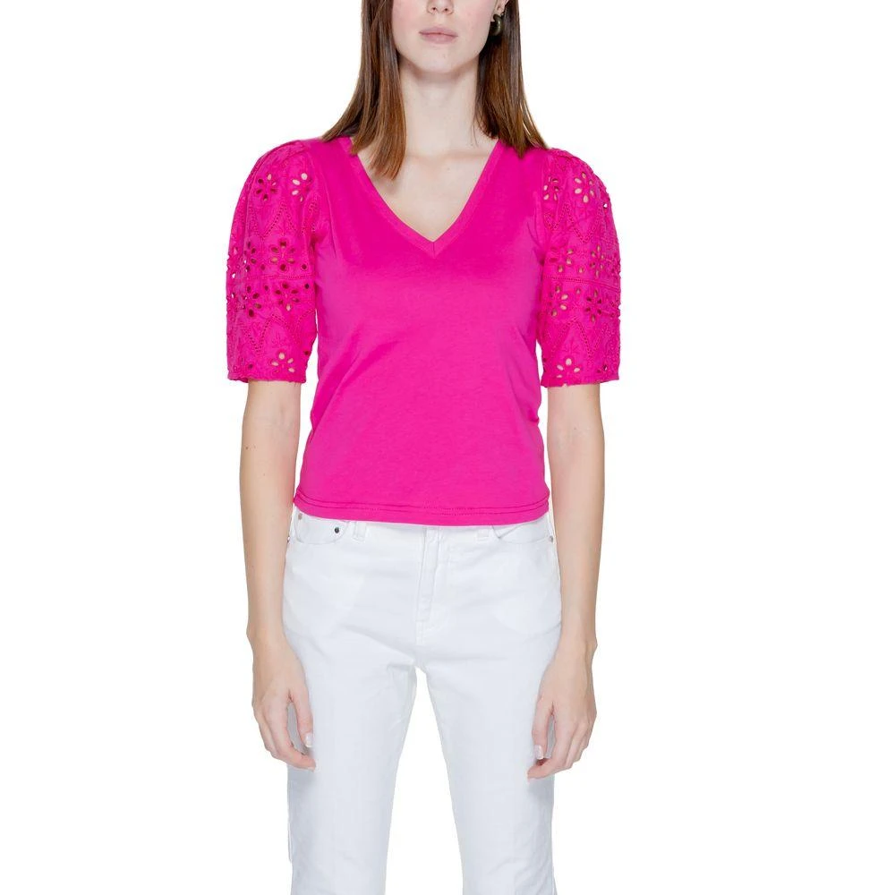 Morgan De Toi Cotton Tops & Women's T-Shirt 1