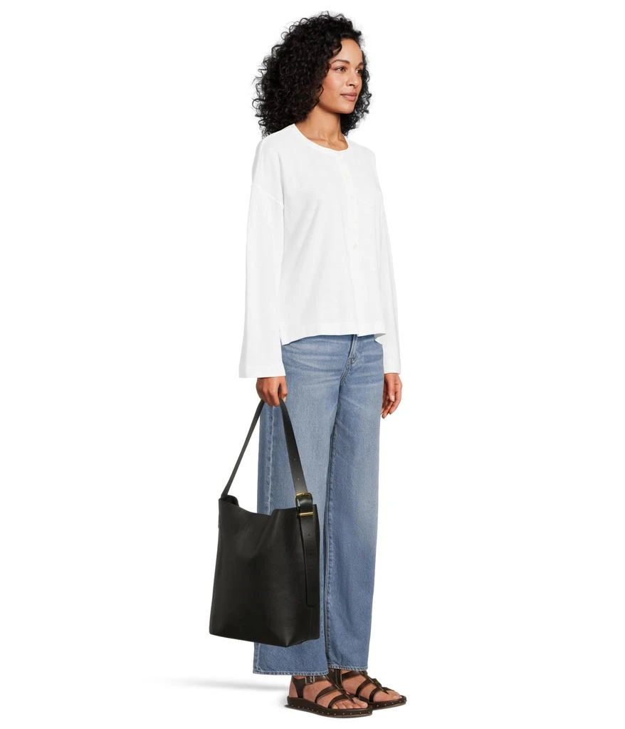 Madewell The Essential Bucket Tote in Leather 6