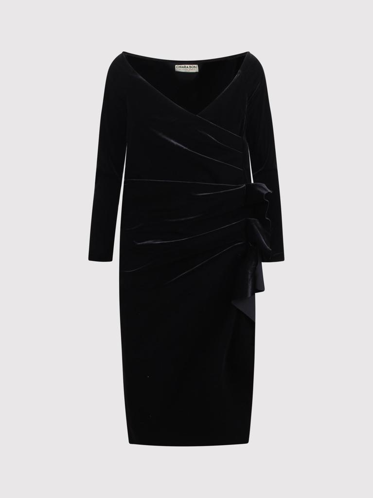 La Petit Robe Di Chiara Boni La Petite Robe Di Chiara Boni Silveria Velvet Midi Dress