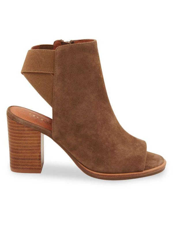 Andre Assous Zazie Peep Toe Leather Booties 1