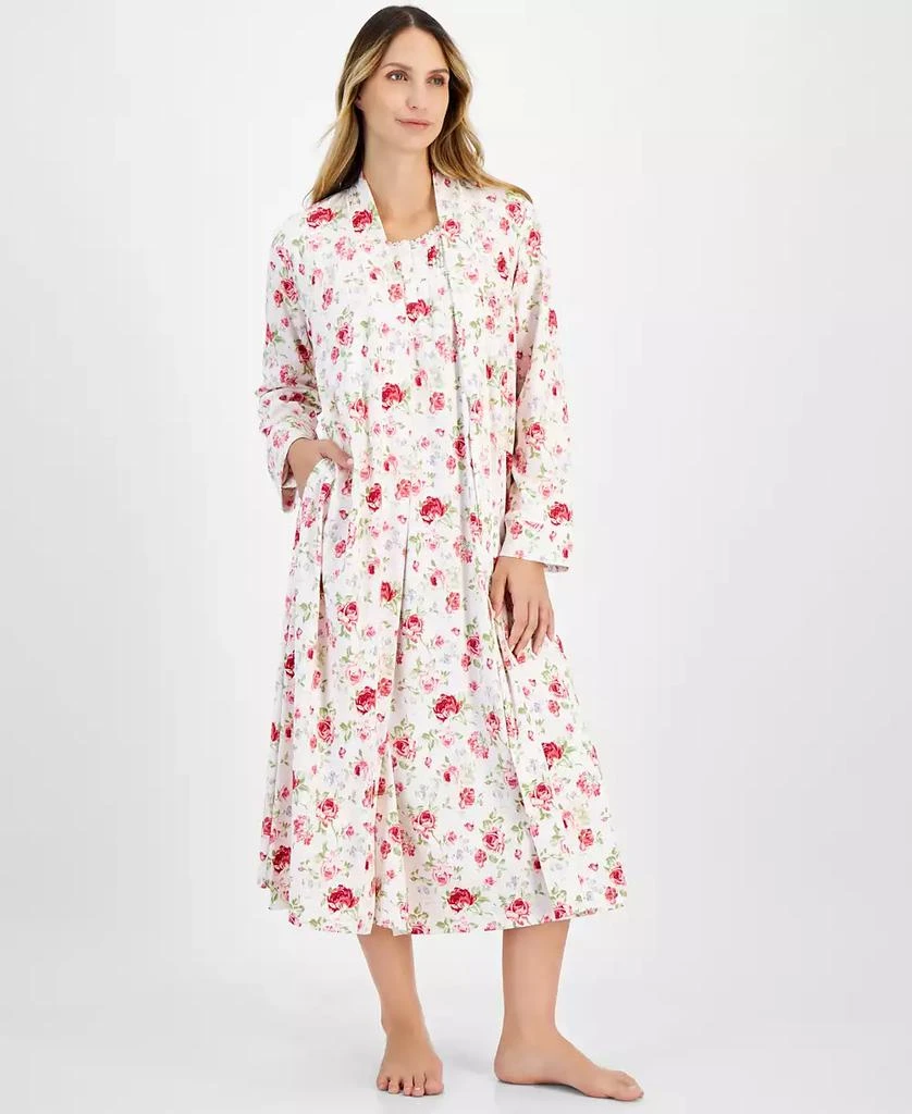 Shop Women's Cotton Floral Long Robe, Created for Macy's on Sale at  BeyondStyle  Get 81% Off Women's Cotton Floral Long Robe, Created for  Macy's with Limited-Time Flash Deals, Exclusive Discounts, and
