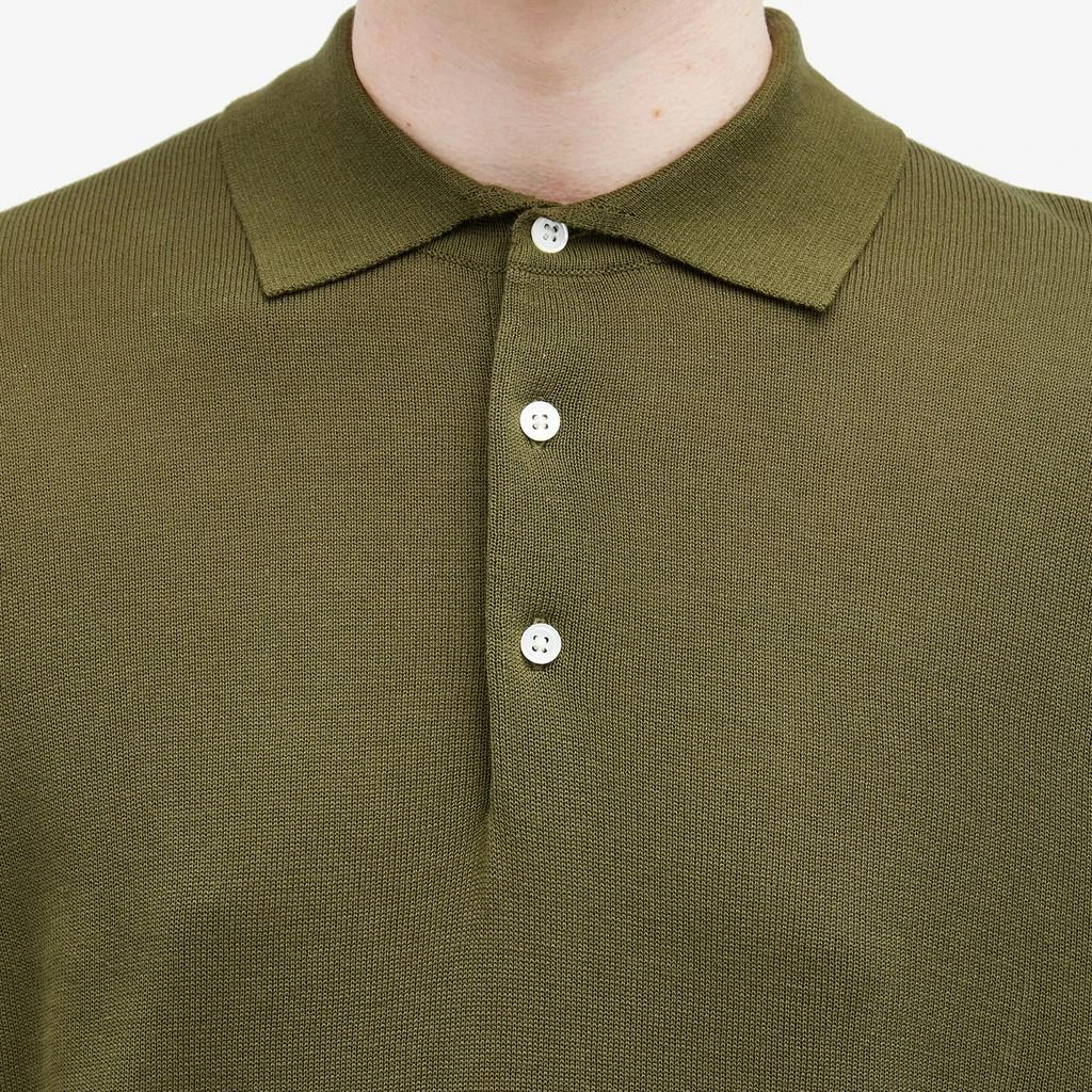 BEAMS PLUS Beams Plus 12g Knit Long Sleeve Polo 5