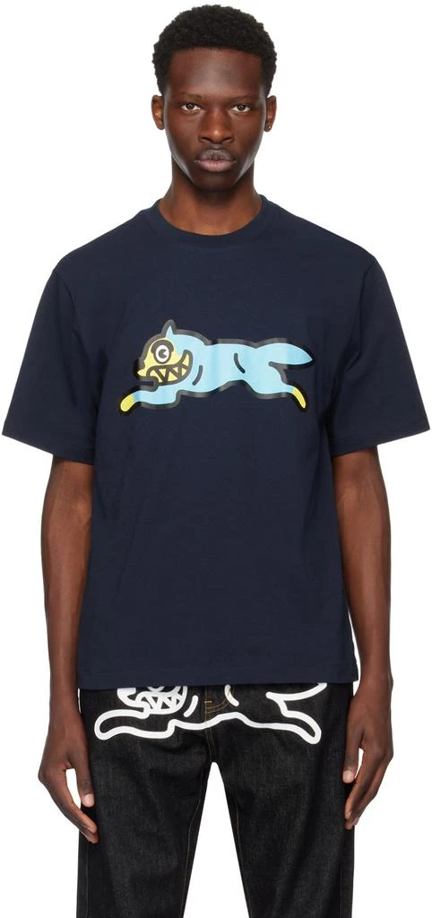 ICECREAM Navy Running Dog T-Shirt 1