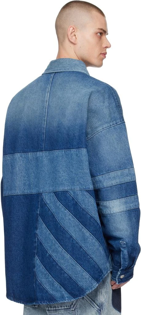 Ambush Indigo Patchwork Denim Shirt 3