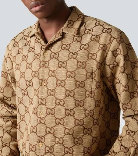 Gucci Maxi GG jacquard canvas shirt 5