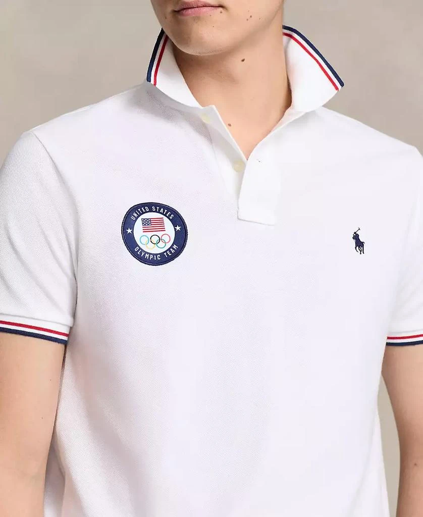 Ralph Lauren Men's Team USA Custom Slim-Fit Mesh Polo Shirt 4