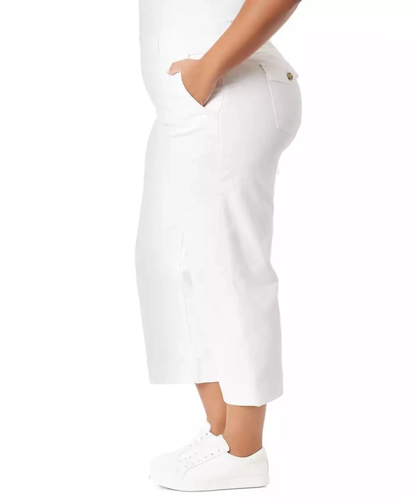 Gloria Vanderbilt Plus Size Shape Effect Wide-Leg Cropped Pants 3