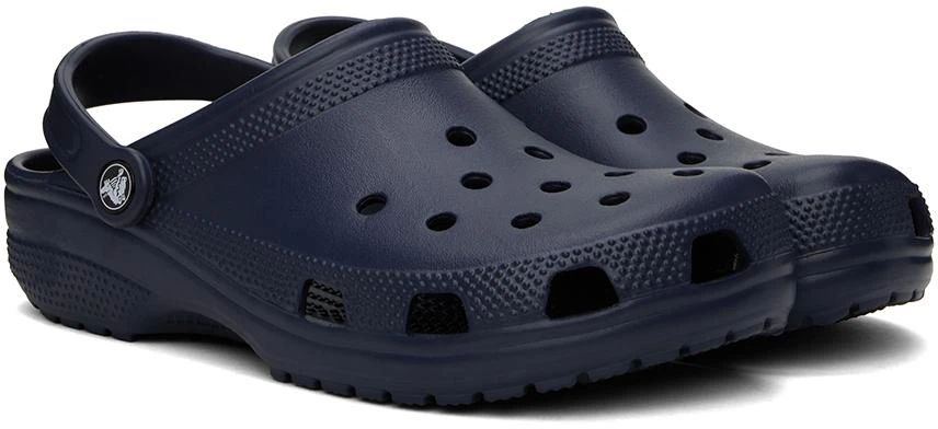 Crocs Navy Classic Clogs 4