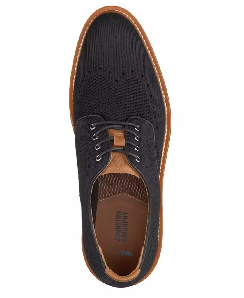 Johnston & Murphy Men's Upton Knit Wingtip Dress Shoes 4