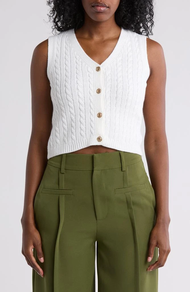 Love by Design Brea Button Front Vest 1