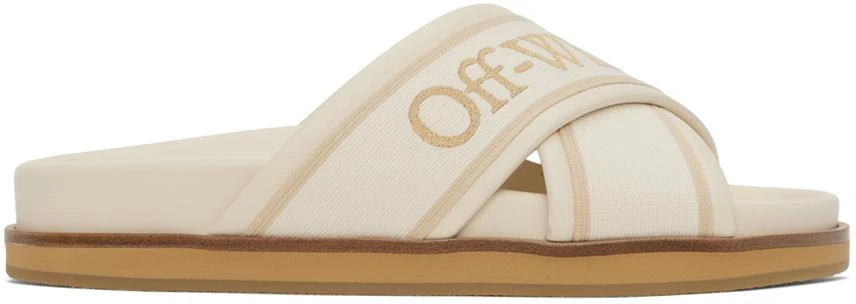 Off-White Off-White Cloud Criss Cross Slides 1