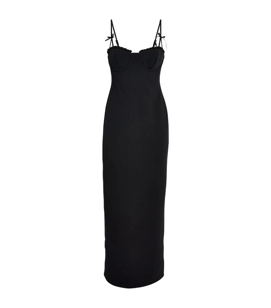 roxi dress gold Kristi Glitter Maxi Black Strapless Ruffle Mini Size:3-4 Years (110cm) Inv-26-01_FR26