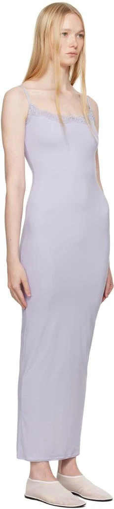 SKIMS Purple Fits Everybody Lace Long Slip Maxi Dress 2