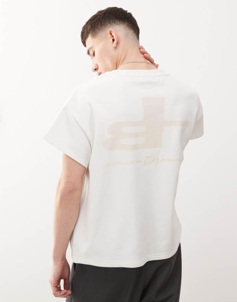Cheap Monday Cheap Monday x Landon Barker boxy t-shirt with back print in white