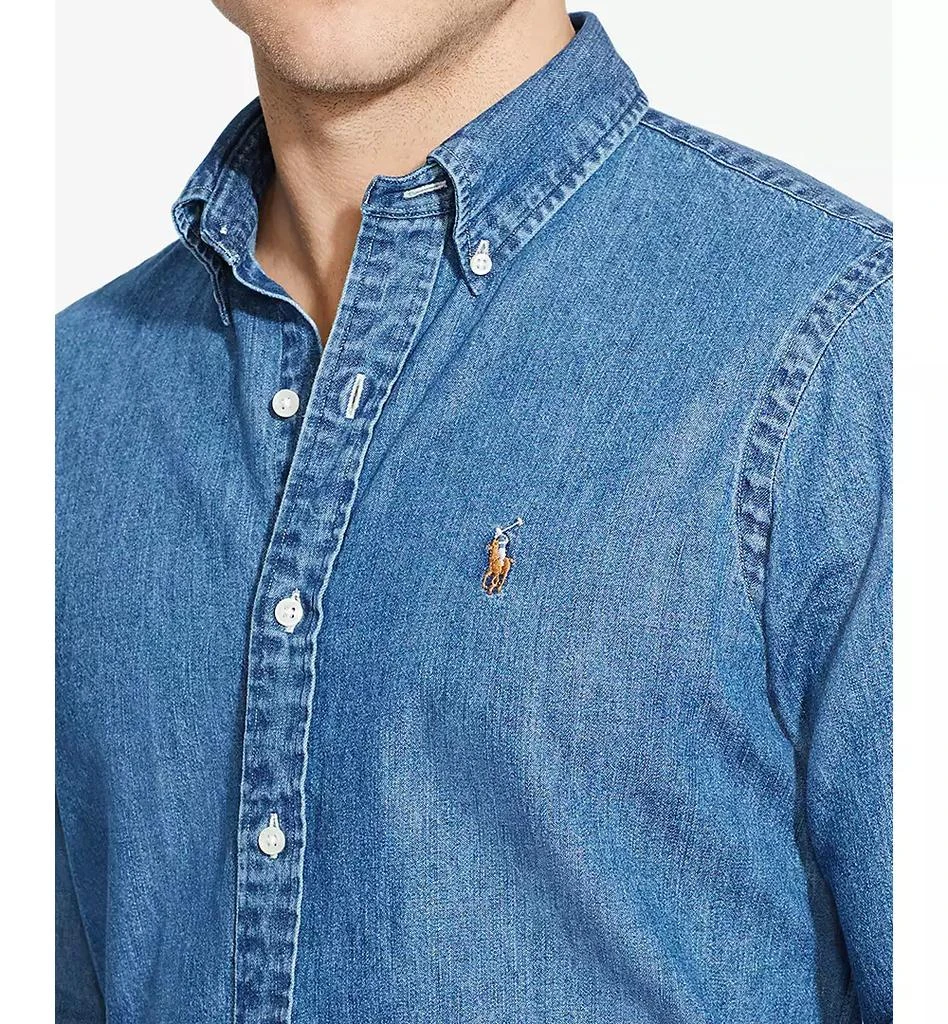Ralph Lauren Men's Classic-Fit Denim Shirt 10
