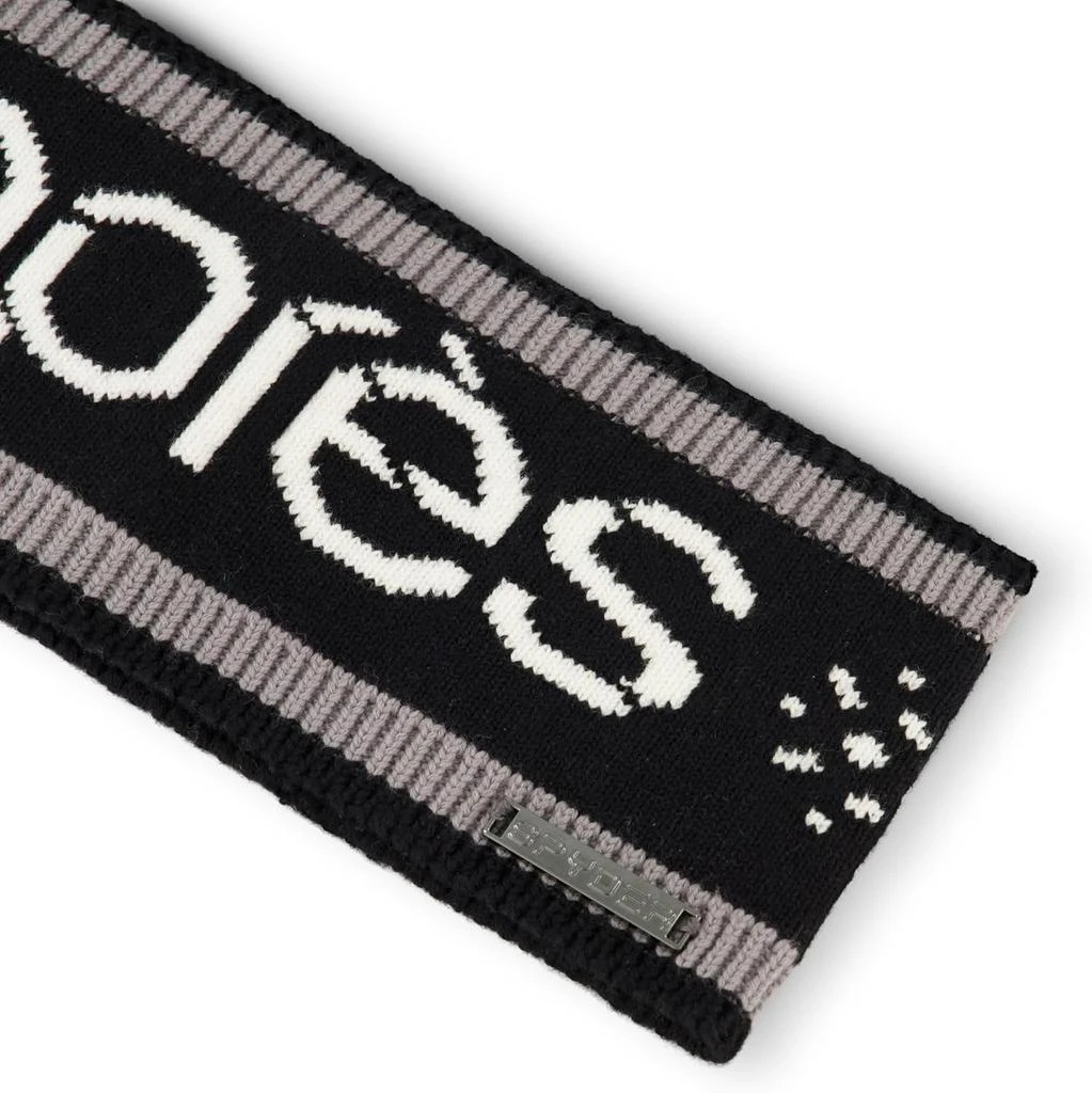 Spyder Spyder Womens Intarsia Apres Ski Knit Headband, Black, One Size 3