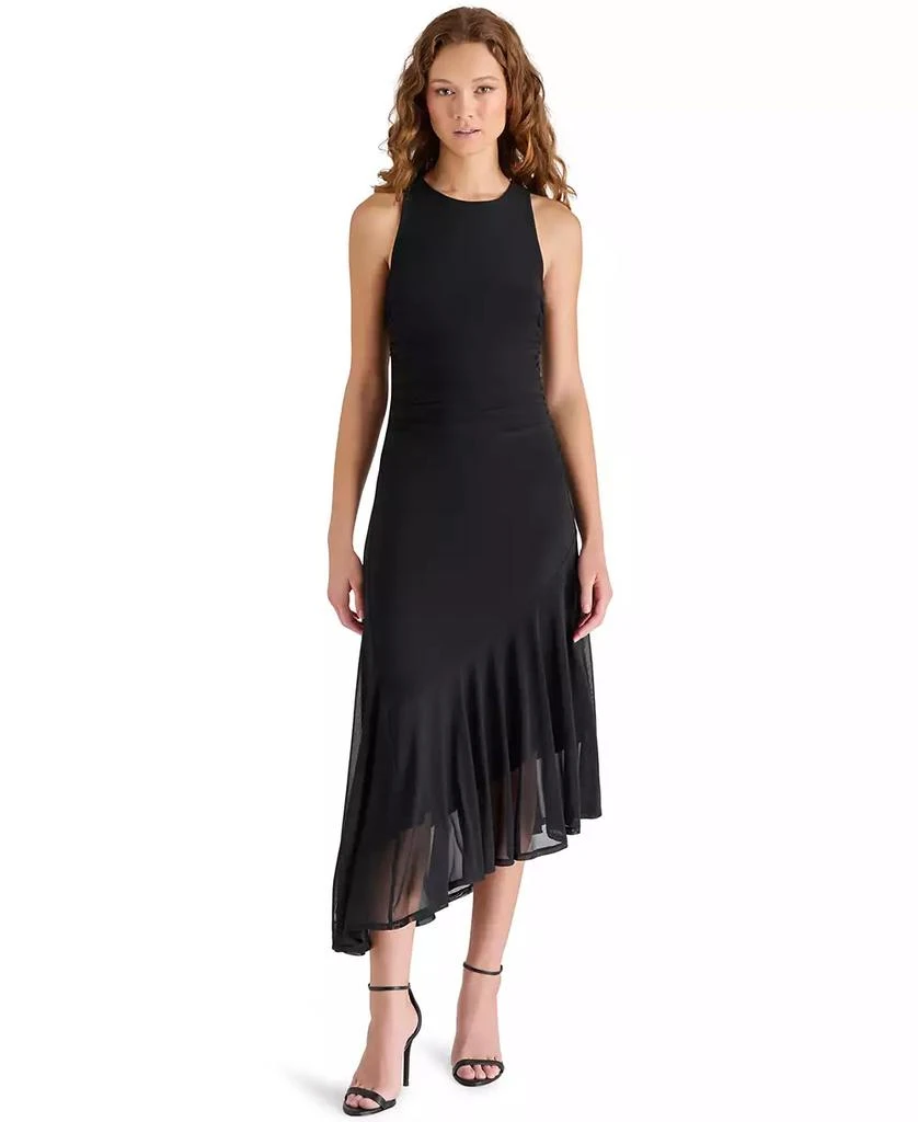 Steve Madden Women's Laney Asymmetrical Hem Sleeveless Dress 1