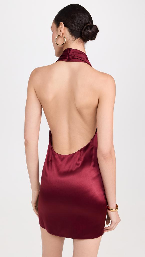 LaQuan Smith Cowl Neck Mini Dress