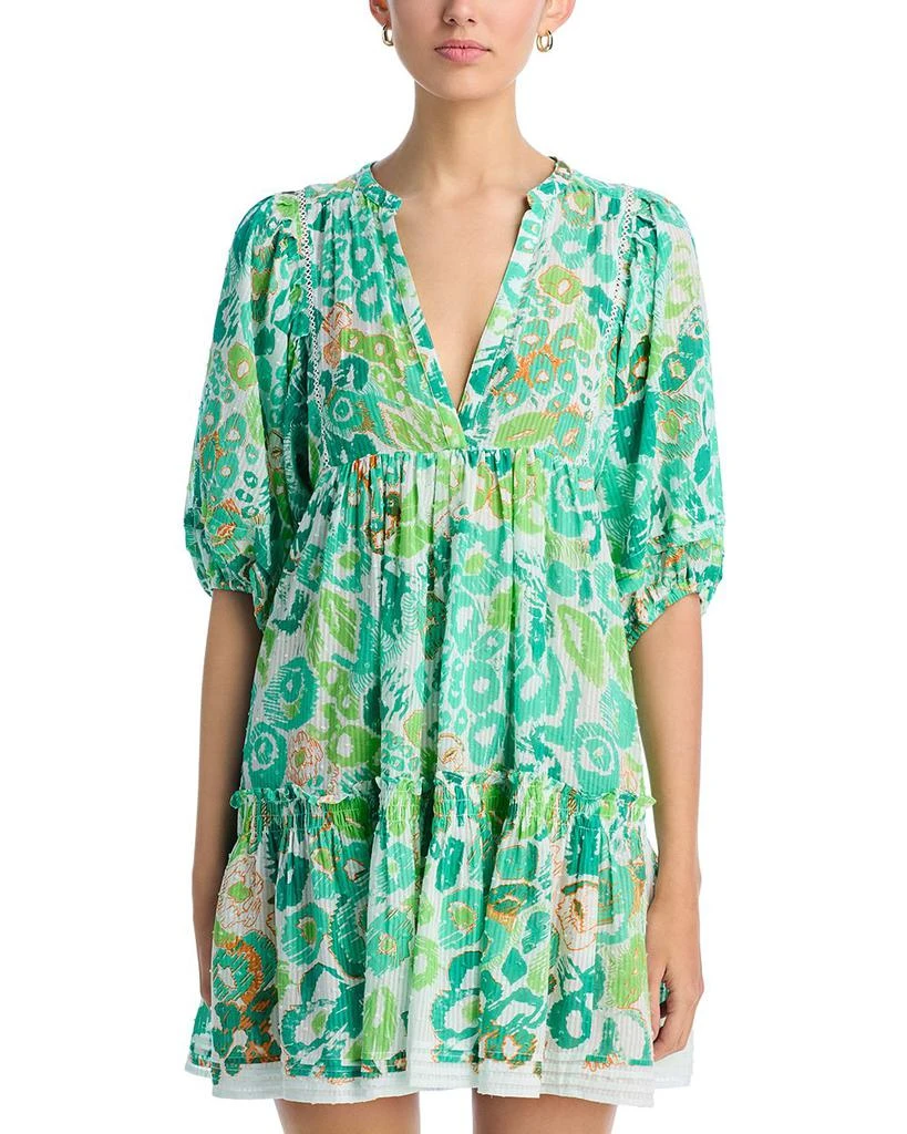 Poupette St Barth Aria Empire Waist Mini Dress 7