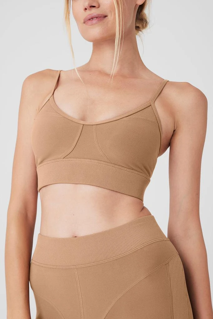 Alo Alosoft Head Start Bra - Toasted Almond 4
