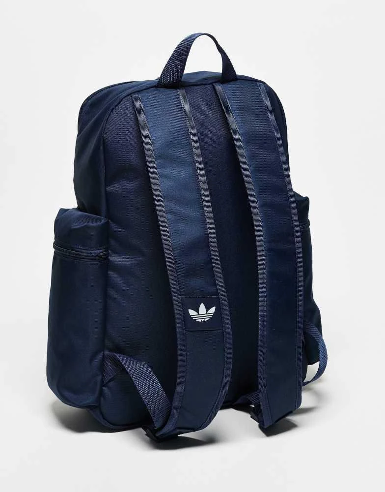 Adidas adidas Originals Adicolor backpack in navy and white 3