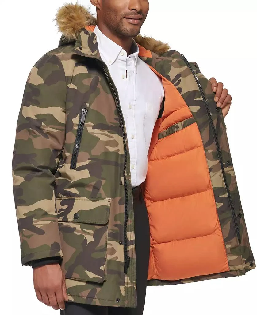 Club Room Men's Parka with a Faux Fur-Hood Jacket, Created for Macy's 4