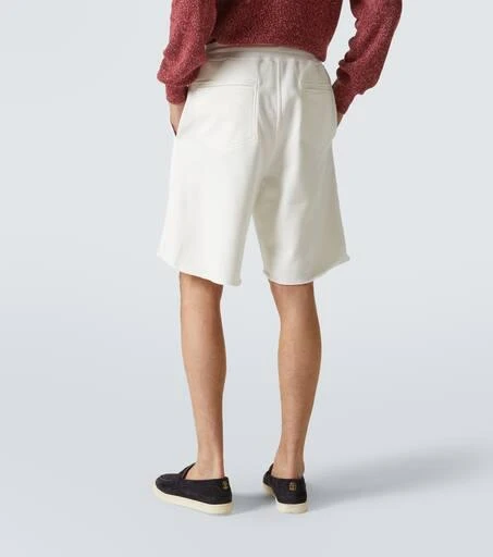 Brunello Cucinelli Cotton-blend jersey shorts 4
