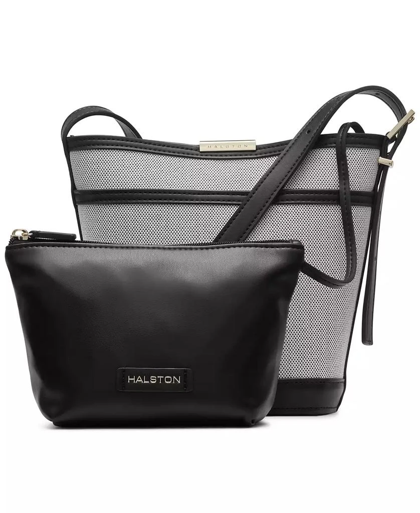 HALSTON Jagger Medium Bucket Bag 1