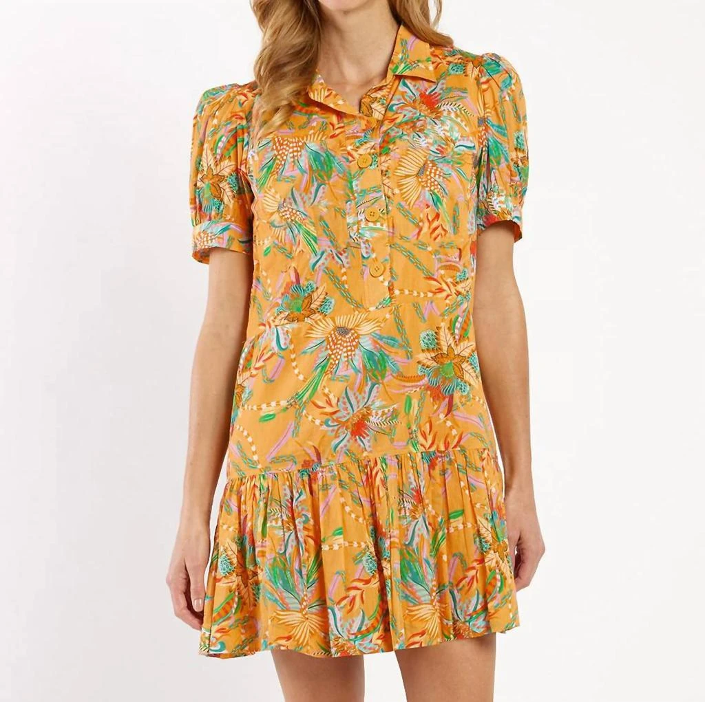 knee length dresses for ladies Jude Buttoned Mini Dress main image 1
