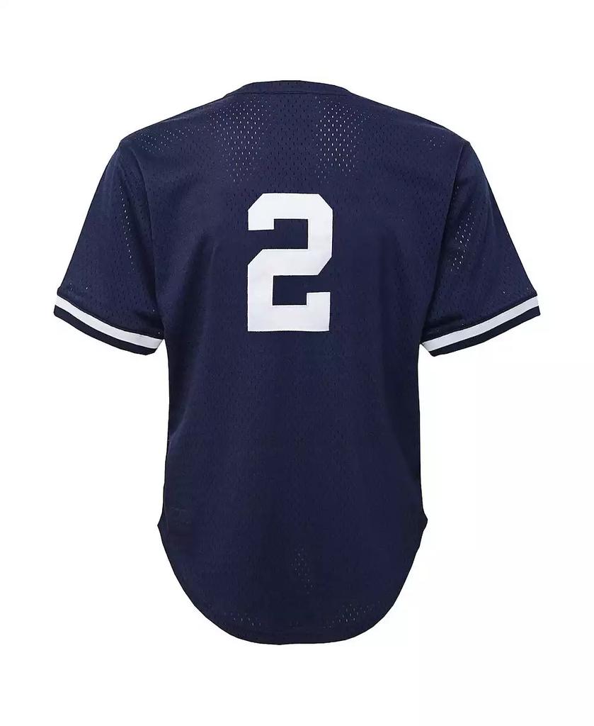 Mitchell & Ness Mitchell Ness Toddler Derek Jeter Navy New York Yankees Cooperstown Collection Mesh Batting Practice Jersey