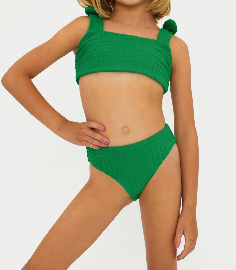 Beach Riot Stella 2-Pc Set In Jelly Bean Green