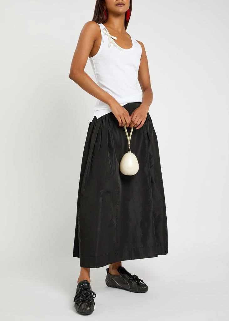 Simone Rocha Pearl Chain Sculpt cotton tank 4