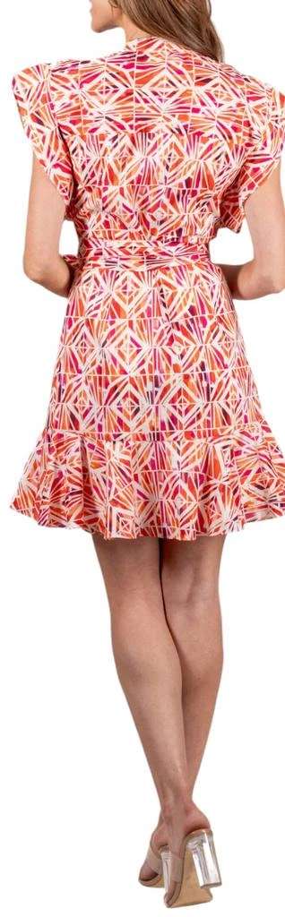 Willa Story Harper Dress In Pink Multi 3