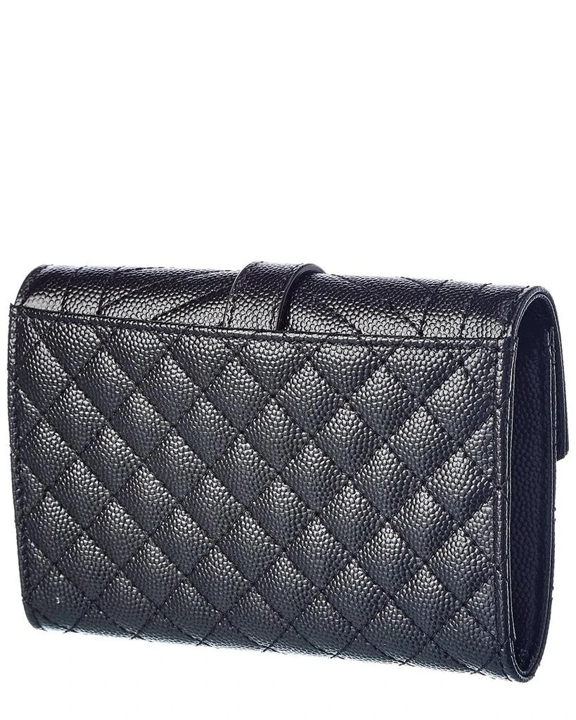 Yves Saint Laurent Monogram Leather Continental Wallet 2