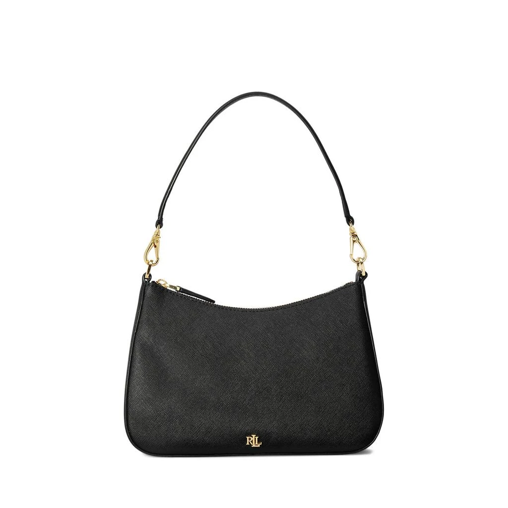 Ralph Lauren Crosshatch Leather Medium Danni Shoulder Bag 1
