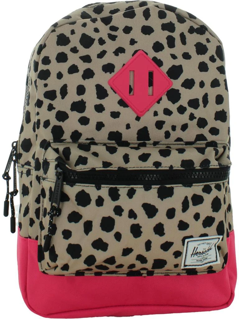 Herschel Supply Heritage Girls Canvas Leopard Print Backpack 1