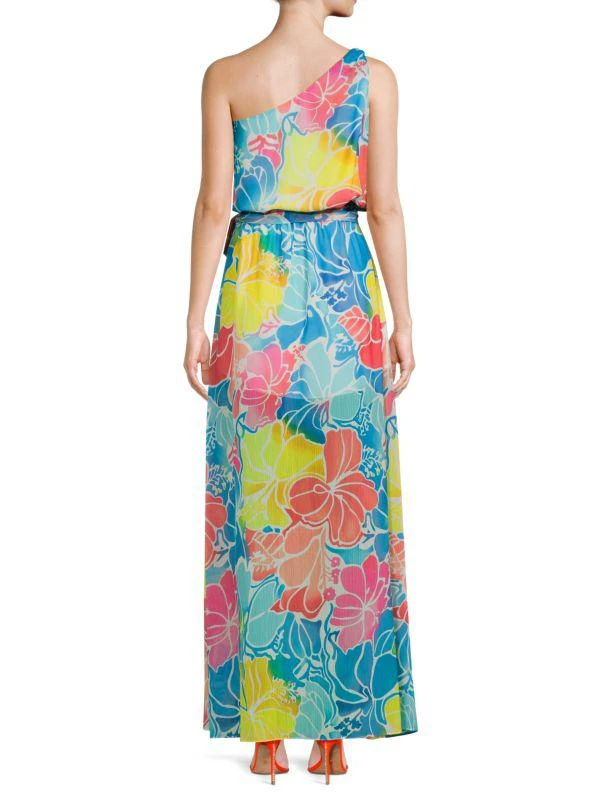 Ramy Brook Jaxx Floral One Shoulder Maxi Dress 2