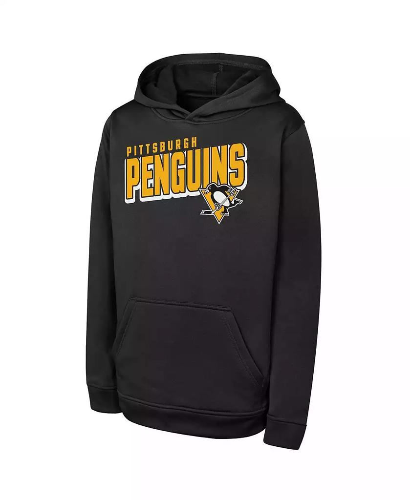 Outerstuff Big Boys and Girls Black Pittsburgh Penguins Cyber Punk Performance Hoodie