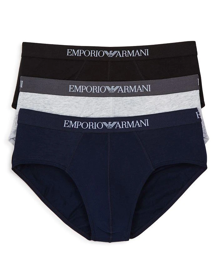 Emporio Armani Pure Cotton Briefs - Pack of 3 1