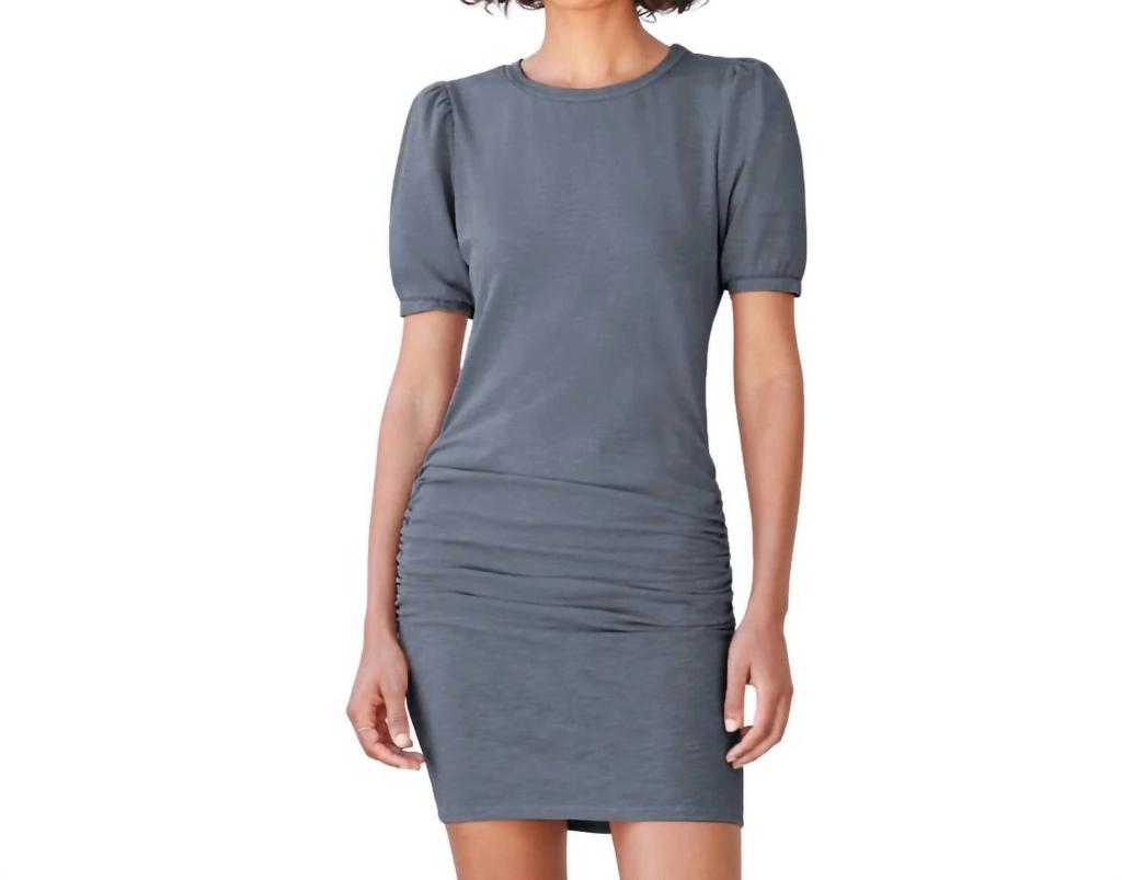 Sundry Puff Sleeve Mini Dress