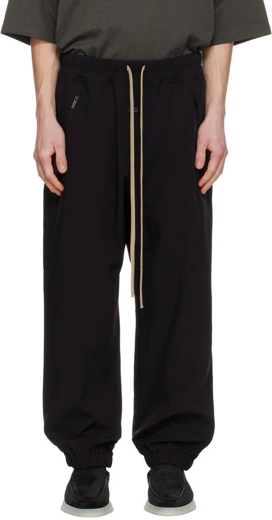 Fear of god Black Nylon Track Pants 1