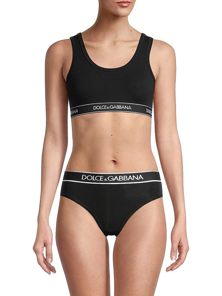 Dolce & Gabbana Logo Band Sports Bra 3