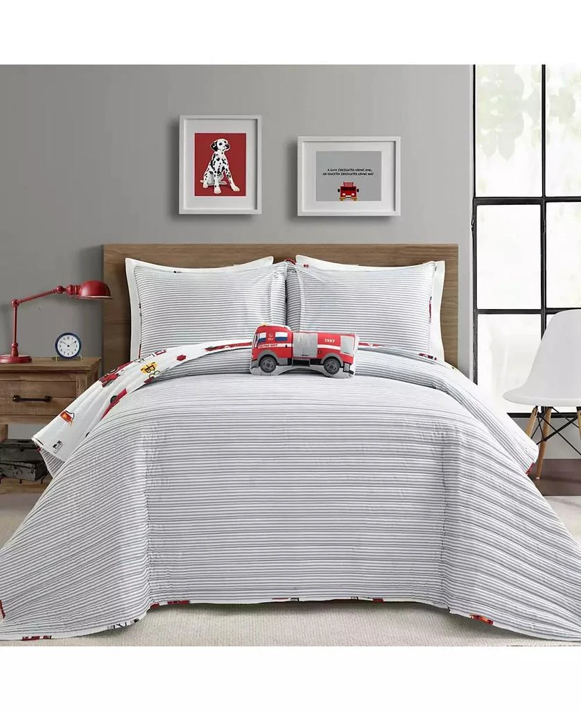 Macy's Kids Fire Truck 4-Pc. Quilt Set 8
