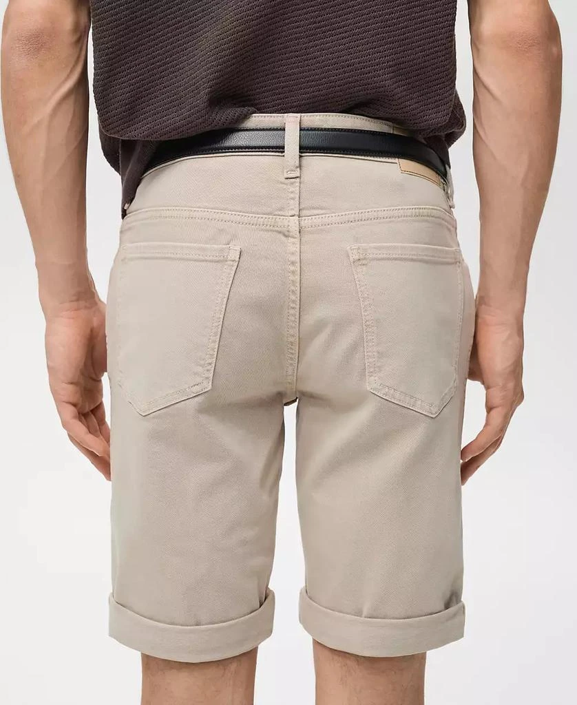 Mango Men's Slim-Fit Cotton Bermuda Shorts 6