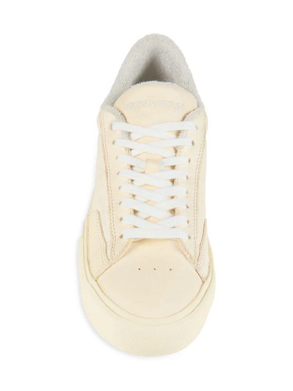 Heron Preston Day 2 Day Vulcanized Leather Low Top Sneakers 5