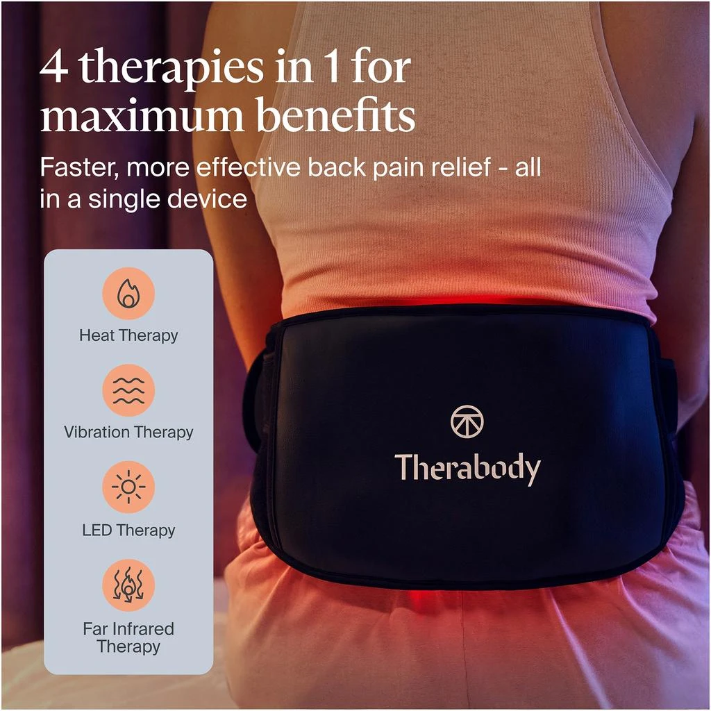 Therabody ThermBack Heat, Vibration & LED Wrap for Back Pain 3
