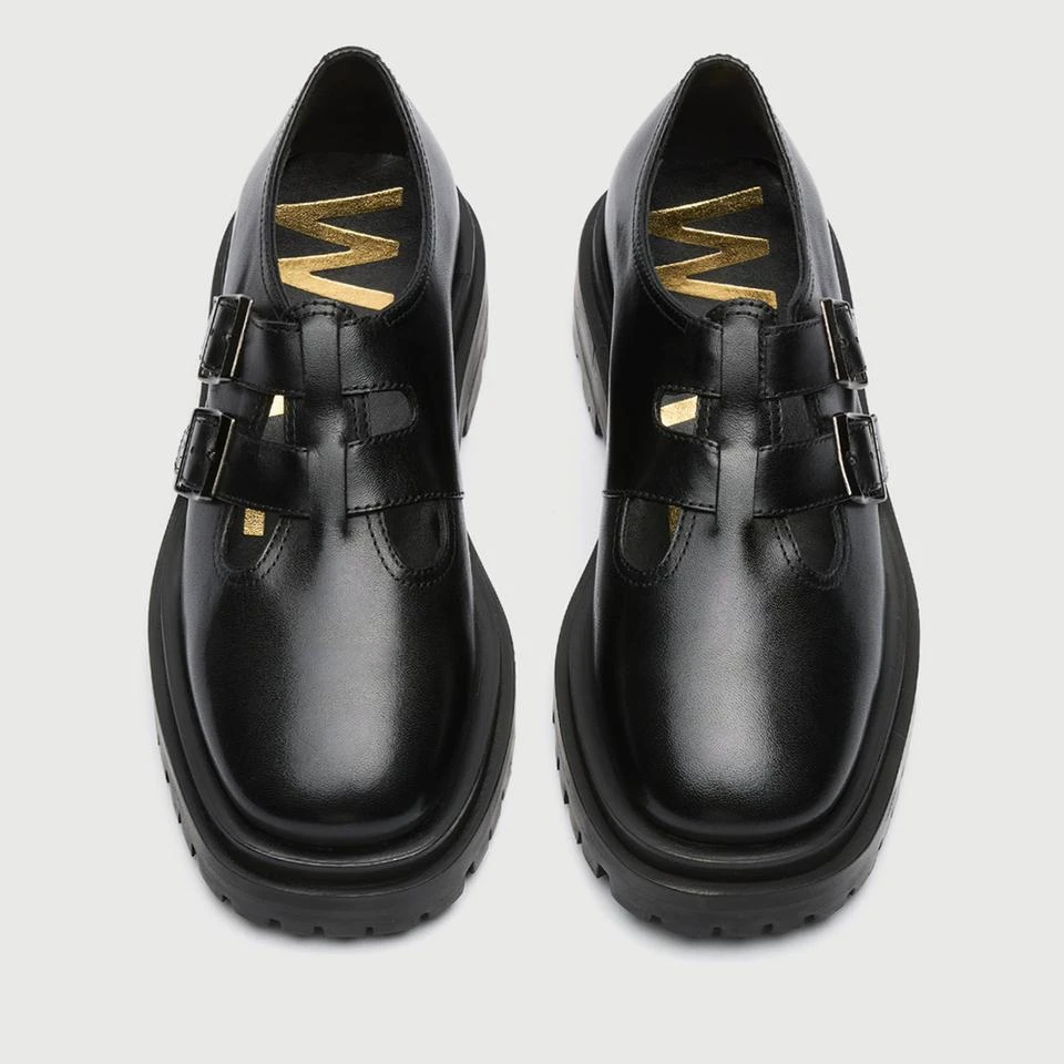 walk-london WALK LONDON WOMEN'S DANA LEATHER MARY JANE FLATS 3